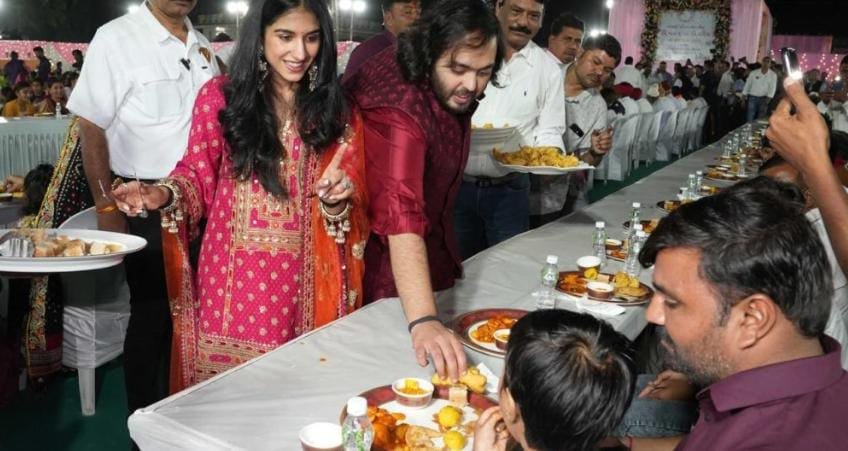 Anant Radhika: Vibrant Pre- Wedding Celebrations Commence With ‘anna seva’ In 2024